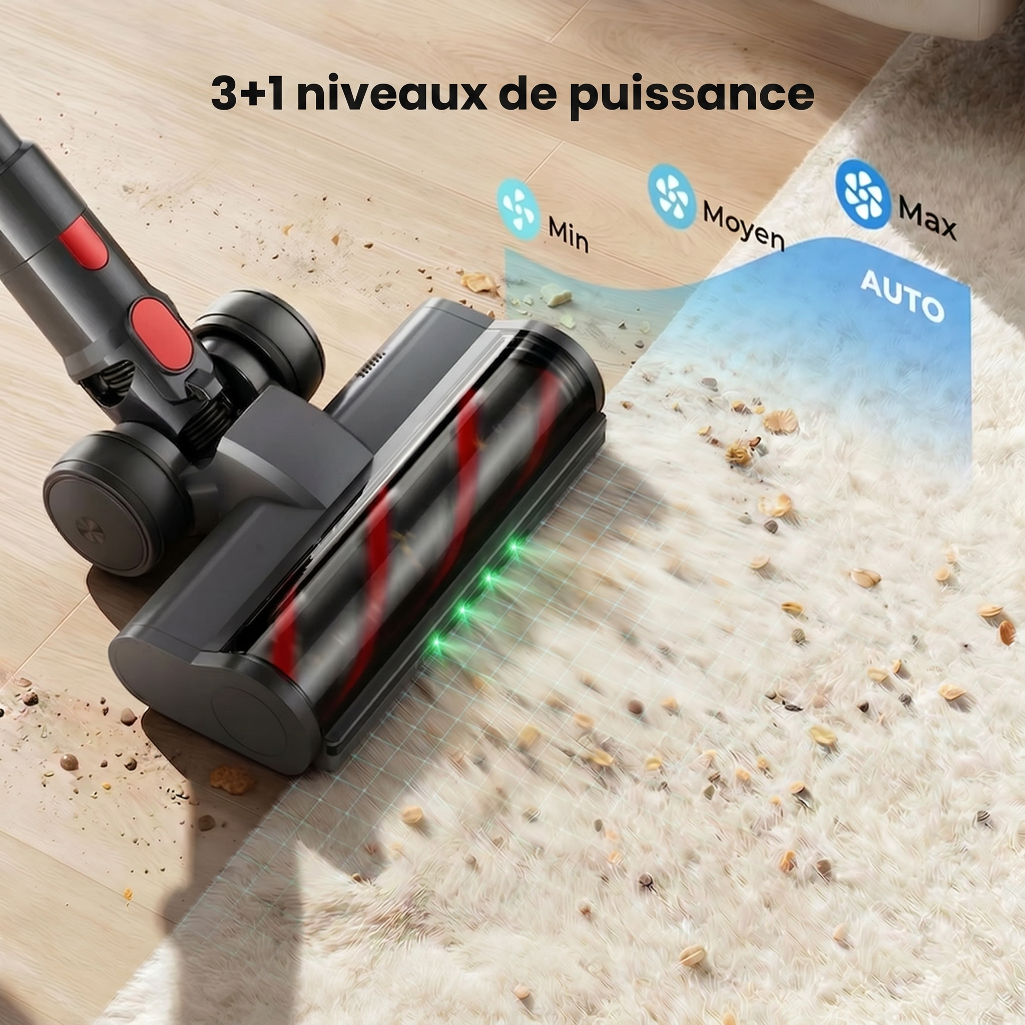 Maxlager P20 Aspirateur balai sans fil - 120 AW - 1,67 kg - Aspirateur sans fil léger