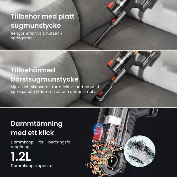 Maxlager V22 - 650W - 55 kPa Aspirateur balai sans fil