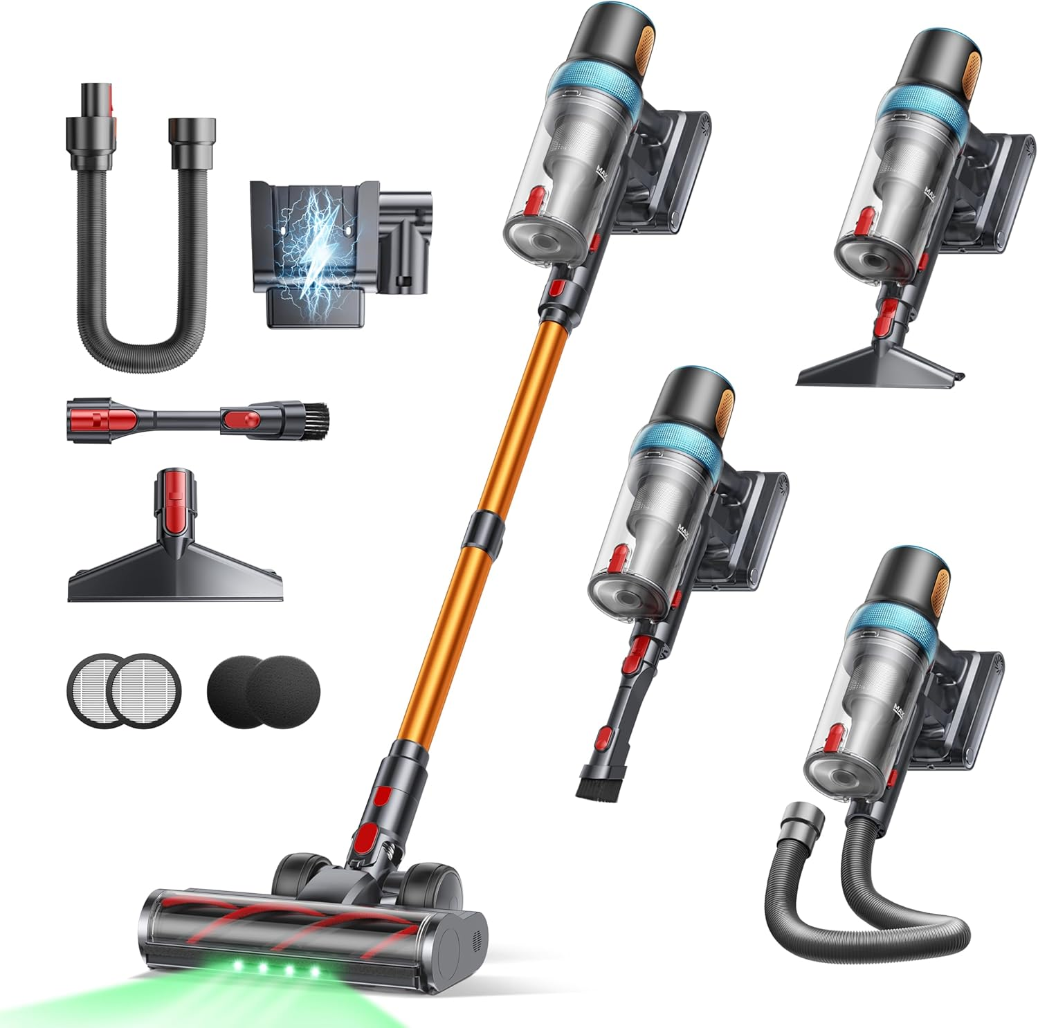 Maxlager P20 Aspirateur balai sans fil - 120 AW - 1,67 kg - Aspirateur sans fil léger